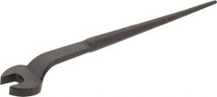 Proto - 11/16" Standard Spud Handle Open End Wrench - 12" OAL, Single End, Black Finish - All Tool & Supply