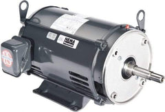 US Motors - 2 hp, ODP Enclosure, No Thermal Protection, 3,500 RPM, 208-230/460 Volt, 60 Hz, Three Phase Energy Efficient Motor - Size 145 Frame, Rigid Mount, 1 Speed, Ball Bearings, 5.6-5.1/2.5 Full Load Amps, F Class Insulation, CCW Lead End - All Tool & Supply