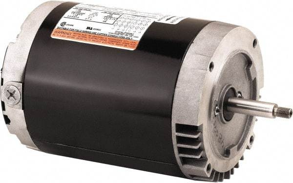 US Motors - 1 hp, ODP Enclosure, No Thermal Protection, 3,450 RPM, 208-230/460 & 190/380 Volt, 60 Hz, Three Phase Standard Efficient Motor - Size 56 Frame, C-Face Mount, 1 Speed, Ball Bearings, 3.6-3.8/1.9 Full Load Amps, B Class Insulation, CCW Lead End - All Tool & Supply