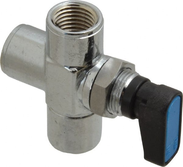 Aignep USA - 1/4" Pipe, Full Port, Brass Standard Ball Valve - All Tool & Supply