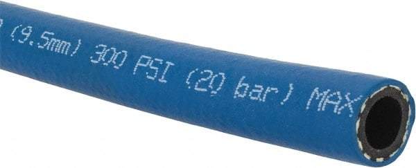 Parker - 3/8" ID x 5/8" OD CTL Push-on Air Hose - 300 Working psi, -40 to 212°F, Blue - All Tool & Supply