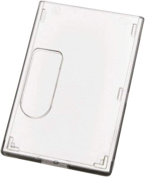 Ability One - Slide In/Out Badge Holder - Opaque - All Tool & Supply