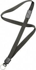 Ability One - Lanyards Material: Nylon Color: Black - All Tool & Supply