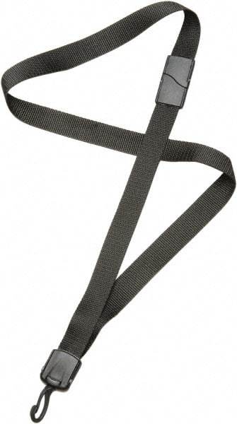 Ability One - Lanyards Material: Nylon Color: Black - All Tool & Supply