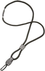 Ability One - Lanyards Material: Polyester Color: Black - All Tool & Supply