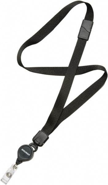 Ability One - Lanyards Material: Nylon Color: Black - All Tool & Supply