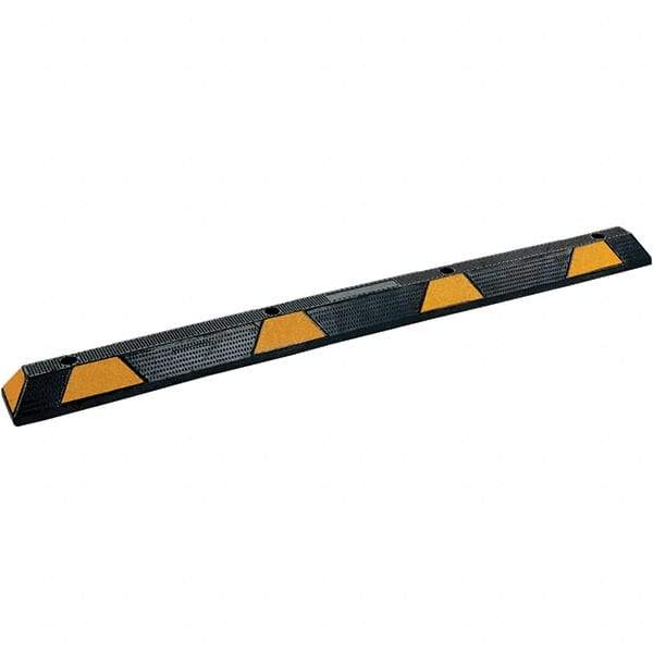 Vestil - 71-3/4" Long x 5-3/4" Wide x 4" High, Car Stop - Yellow & Black - All Tool & Supply