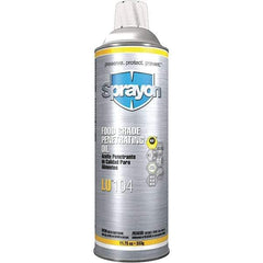 Sprayon - 20 oz Aerosol Spray Lubricant - Clear, -40°F to 475°F, Food Grade - All Tool & Supply