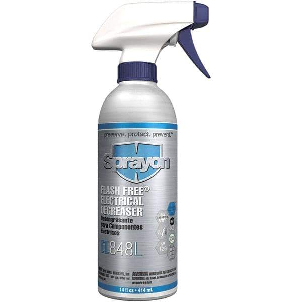 Sprayon - 16 Ounce Bottle Electrical Grade Cleaner/Degreaser - Nonflammable, Plastic Safe - All Tool & Supply