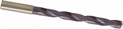 Guhring - Letter E (1/4) 140° Spiral Flute Solid Carbide Taper Length Drill Bit - All Tool & Supply