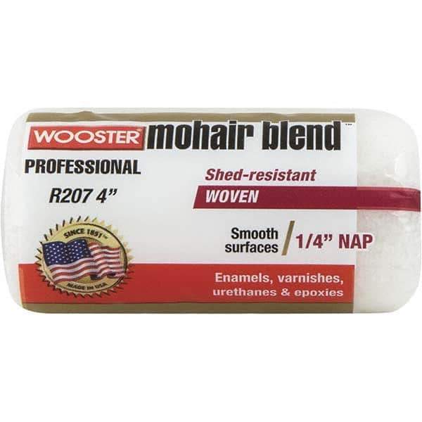 Wooster Brush - 1/4" Nap, 4" Wide Paint Roller Cover - Smooth Texture, Mohair Blend - All Tool & Supply