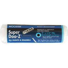 Wooster Brush - 1/2" Nap, 9" Wide Paint Roller Cover - Semi-Rough Texture, Woven - All Tool & Supply