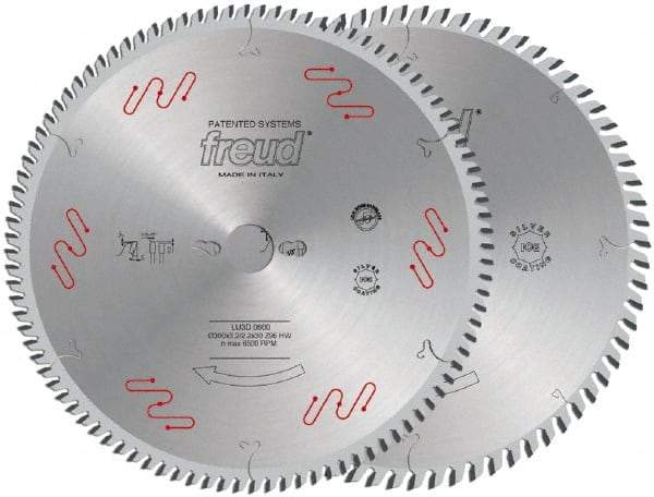 Freud - 220mm Diam, 30mm Arbor Hole Diam, 64 Tooth Wet & Dry Cut Saw Blade - Carbide-Tipped, Standard Round Arbor - All Tool & Supply