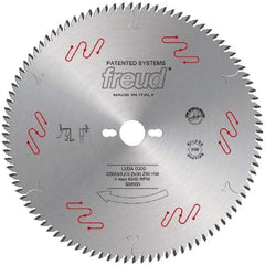 Freud - 300mm Diam, 1" Arbor Hole Diam, 96 Tooth Wet & Dry Cut Saw Blade - Carbide-Tipped, Standard Round Arbor - All Tool & Supply