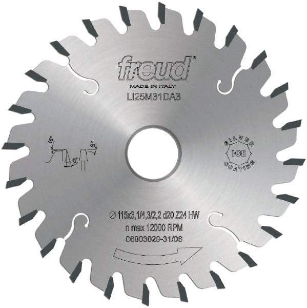 Freud - 200mm Diam, 45mm Arbor Hole Diam, 36 Tooth Wet & Dry Cut Saw Blade - Carbide-Tipped, Standard Round Arbor - All Tool & Supply