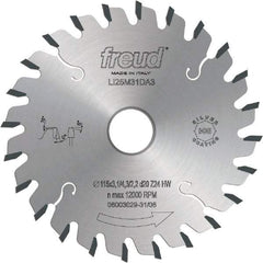 Freud - 180mm Diam, 45mm Arbor Hole Diam, 36 Tooth Wet & Dry Cut Saw Blade - Carbide-Tipped, Standard Round Arbor - All Tool & Supply