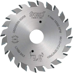 Freud - 120mm Diam, 22mm Arbor Hole Diam, Wet & Dry Cut Saw Blade - Carbide-Tipped, Standard Round Arbor - All Tool & Supply