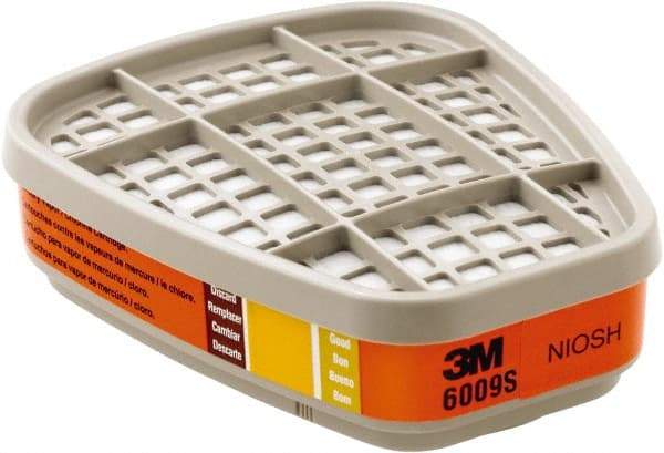 3M - Orange Cartridge - Series 6000, 7000, FF-400, Protects Against Mercury Vapor, Sulfur Dioxide - All Tool & Supply