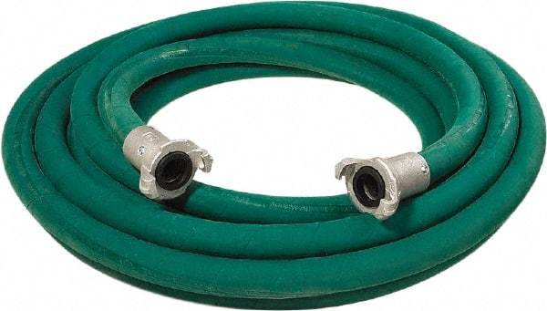 Alliance Hose & Rubber - 1" Inside x 1.88" Outside Diam, Grade 0 Synthetic Rubber, Sandblast Hose - Green, 25' Long, 150 psi Working Pressure - All Tool & Supply