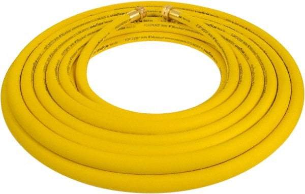 Continental ContiTech - 50' Long, Male x Female GHT, -20 to 200°F, Nitrile High Temp & High Pressure Hose - 1/2" ID x 0.9" OD, Yellow, 300 Max psi - All Tool & Supply