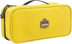 Ergodyne - 1 Pocket Yellow Polyester Tool Bag - 10" Wide x 4-1/2" Deep x 3" High - All Tool & Supply