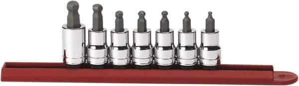 GearWrench - 7 Piece 3/8" Drive Inch Hex Bit Socket Set - 1/8 to 3/8" Hex - All Tool & Supply