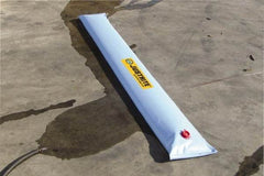 Justrite - 10' Long x 3/4' Wide, PVA Boom/Drain Dam - Light Blue, Use to Stop Contaminated Groundwater From Going Down the Drain - All Tool & Supply