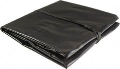 Justrite - 60" Long x 60" Wide Vinyl Tarp & Dust Cover - Black, Grommet - All Tool & Supply