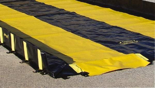 Justrite - 28' Long x 3' Wide, Spill Containment Berm Track Mat - Compatible with Berm - All Tool & Supply