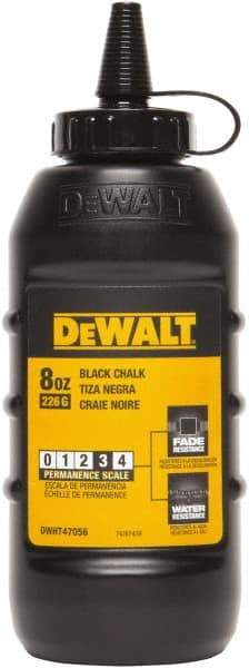 DeWALT - 8 oz Container Chalk Refill - Black - All Tool & Supply