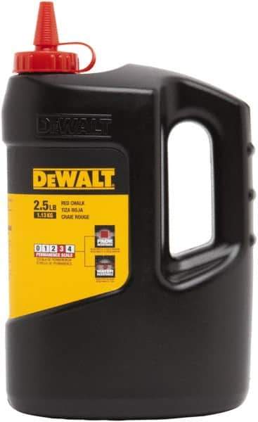 DeWALT - 25 Lb Container Chalk Refill - Red - All Tool & Supply