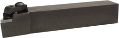 Hertel - DPGR 432, -5° Lead Angle IDLP External Left Hand Indexable Profiling Toolholder - 1" Shank Height x 1" Shank Width, 5" Long, Steel - All Tool & Supply