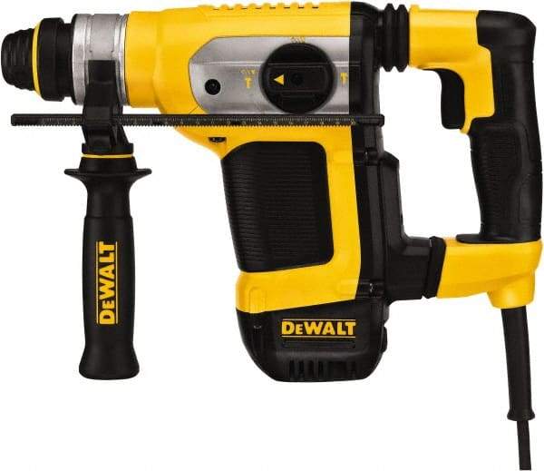 DeWALT - 1-1/8" SDS Chuck Electric Rotary Hammer - 0 to 4,700 BPM, 0 to 820 RPM, Reversible - All Tool & Supply