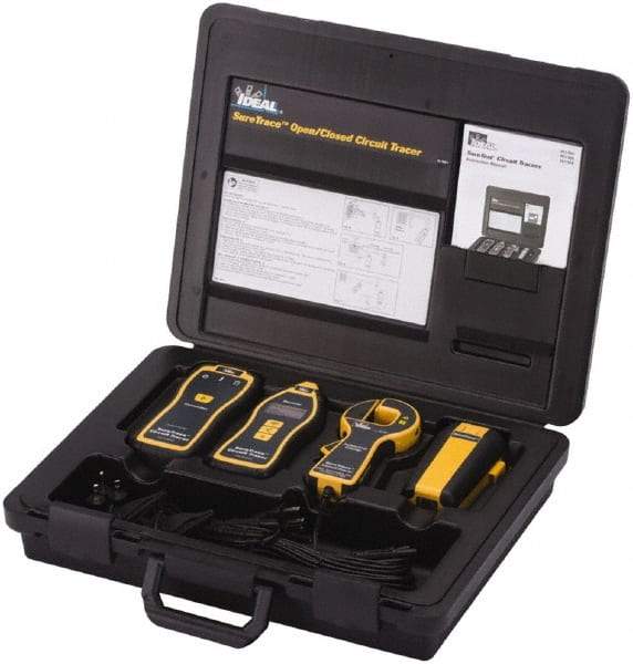 Ideal - 8 Piece, Circuit Tracer Kit - 600 Volt Max, LED Display - All Tool & Supply