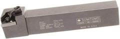 Sumitomo - MTGN, Right Hand Cut, 0° Lead Angle, 5/8" Shank Height x 5/8" Shank Width, Negative Rake Indexable Turning Toolholder - 4-1/2" OAL, TNMG 322 Insert Compatibility, Series Multi-Option - All Tool & Supply