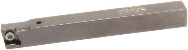 Sumitomo - SCAC, Left Hand Cut, 0° Lead Angle, 3/8" Shank Height x 3/8" Shank Width, Neutral Rake Indexable Turning Toolholder - 4-1/2" OAL, CC.. 21.51 Insert Compatibility, Series Screw Lock - All Tool & Supply