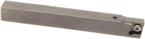 Sumitomo - SCAC, Right Hand Cut, 0° Lead Angle, 1/2" Shank Height x 1/2" Shank Width, Neutral Rake Indexable Turning Toolholder - 4-1/2" OAL, CC.. 32.52 Insert Compatibility, Series Screw Lock - All Tool & Supply