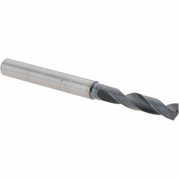 Sumitomo - 5.22mm 135° Solid Carbide Screw Machine Drill Bit - TiAlCr/TiSi Finish, 0.9843" Flute Length, 2.5591" OAL - All Tool & Supply