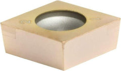 Sumitomo - 2NC-CCGA32.51 W Grade BNC100 PCBN Turning Insert - TiCN Finish, 80° Diamond, 3/8" Inscr Circle, 5/32" Thick, 1/64" Corner Radius - All Tool & Supply