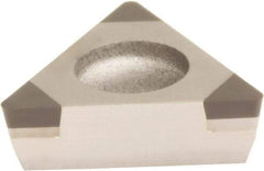 Sumitomo - 3NU-TPGA221 Grade BN7500 PCBN Turning Insert - Uncoated, 60° Triangle, 1/4" Inscr Circle, 1/8" Thick, 1/64" Corner Radius - All Tool & Supply