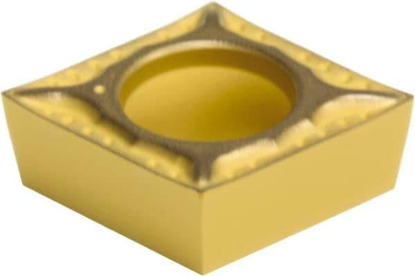 Sumitomo - CCGT32.50 ESI Grade AC610M Carbide Turning Insert - Al2O3 Finish, 80° Diamond, 3/8" Inscr Circle, 5/32" Thick, 0.0039" Corner Radius - All Tool & Supply