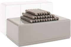 C.H. Hanson - 27 Piece, 1/8" Character Steel Stamp Set - Letters, Standard - All Tool & Supply