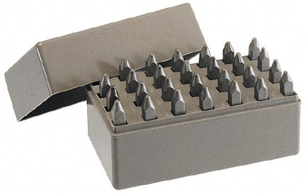 C.H. Hanson - 27 Piece, 3/16" Character Steel Stamp Set - Letters, Heavy Duty - All Tool & Supply