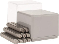 C.H. Hanson - 9 Piece, 1/16" Character Steel Stamp Set - Figures, Heavy Duty - All Tool & Supply