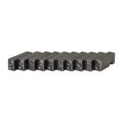 C.H. Hanson - 10 Piece, 1/4 Inch Character, Steel Type Set - 8 Character Capacity, 0-9 Content - All Tool & Supply