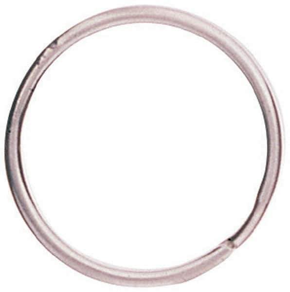 C.H. Hanson - 2" ID, 59mm OD, 5mm Thick, Split Ring - Carbon Spring Steel, Nickel Plated Finish - All Tool & Supply