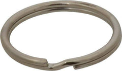 C.H. Hanson - 1" ID, 28mm OD, 3mm Thick, Split Ring - Carbon Spring Steel, Nickel Plated Finish - All Tool & Supply