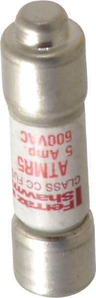 Ferraz Shawmut - 600 VAC/VDC, 5 Amp, Fast-Acting General Purpose Fuse - Clip Mount, 1-1/2" OAL, 100 at DC, 200 at AC kA Rating, 13/32" Diam - All Tool & Supply