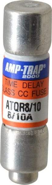 Ferraz Shawmut - 300 VDC, 600 VAC, 0.8 Amp, Time Delay General Purpose Fuse - Clip Mount, 1-1/2" OAL, 100 at DC, 200 at AC kA Rating, 13/32" Diam - All Tool & Supply