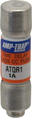 Ferraz Shawmut - 300 VDC, 600 VAC, 1 Amp, Time Delay General Purpose Fuse - Clip Mount, 1-1/2" OAL, 100 at DC, 200 at AC kA Rating, 13/32" Diam - All Tool & Supply